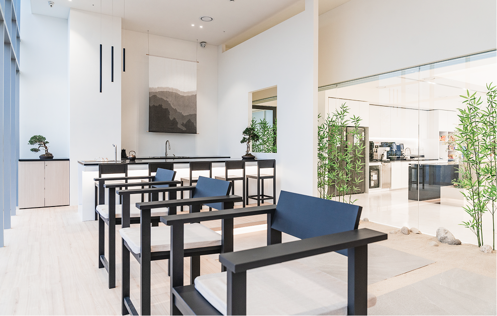 하남 공유오피스 스테이지나인 하남미사점 한강뷰 라운지 이너피스존